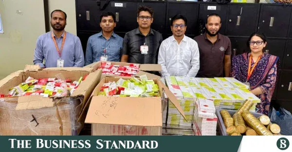 Airport customs seize goods worth Tk2.04 crore in anti-smuggling drive