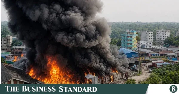 Fire at Gazipur jhut warehouse brought under control after 4 hours